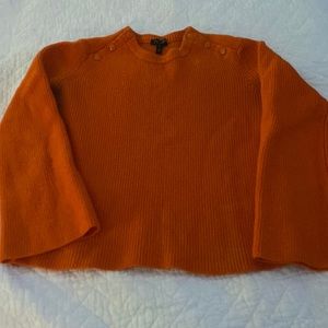 Beautiful orange Escada sweater small